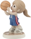 Precious Moments 212013 Girl Playing Basketball Figurine