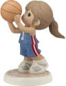 Precious Moments 212013E Girl Playing Basketball Figurine