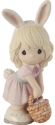 Precious Moments 212015 Girl In Easter Outfit and Bunny Ears Figurine