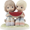 Precious Moments 213003 Couple Sharing Watermelon Figurine