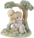 Precious Moments 213004 Ltd Ed Boy Pushing Girl On Swing Figurine