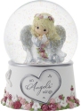 Precious Moments 213102 Angel with Dove Bereavement Musical Snow Globe