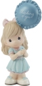 Precious Moments 216009 Girl with Teal Balloon Thinking Of You Figurine