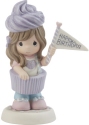 Precious Moments 216012 Purple Cupcake Girl Figurine