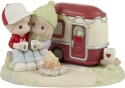 Precious Moments 221035N Ltd Ed Couple With Christmas Camper Figurine