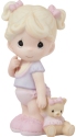 Precious Moments 222018 Baby Girl Standing With Ruffled Pant Figurine