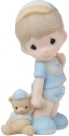 Precious Moments 222019 Baby Boy Standing With Blue Diaper Figurine
