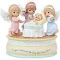 Precious Moments 222103 Angels Dancing Around Baby Rotating Musical