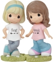 Precious Moments 222401N Set of 2 Girls With Matching T-shirts Figurine