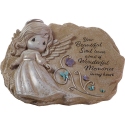 Precious Moments 222411 Angel With Butterfly Garden Stone