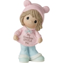 Precious Moments 223012E Brunette Girl Wearing Grandma T-shirt Figurine