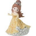 Precious Moments 229033 Ltd Ed Disney 100th Anniversary Belle With Platinum And Crystal Tiara Figurine