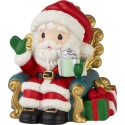 Precious Moments 231011 Annual Santa Sitting On Throne Figurine