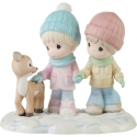 Precious Moments 231038 Couple With Fawn Figurine