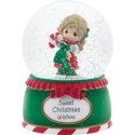 Precious Moments 231101N Dated 2023 Girl Musical Snow Globe