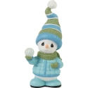 Precious Moments 231411 Mini Snowman Figurine