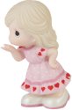 Precious Moments 232001N Girl Blowing Kiss Figurine