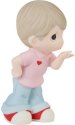 Precious Moments 232002N Boy Blowing Kiss Figurine