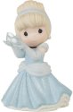 Precious Moments 232006N Disney Cinderella with Clear Glass Slipper Figurine