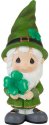 Precious Moments 232022 Gnome Holding Four Leaf Clover Figurine