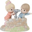 Precious Moments 232032N Couple With Lookout Binoculars Figurine