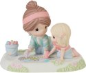Precious Moments 232033 Mom and Daughter Drawing with Chalk Figurine