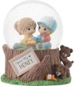 Precious Moments 232108N Love Couple Camping Musical Snow Globe