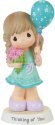 Precious Moments 232411N Girl with Balloon and Flowers Figurine