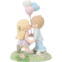 Precious Moments 251037N Couple With Balloons Figurine