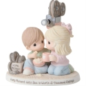 Precious Moments 251038 Couple Watching Home Movies Figurine