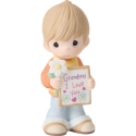 Precious Moments 252019N Boy Holding Grandma Card Figurine