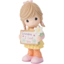 Precious Moments 252020N Girl Holding Grandma Card Figurine