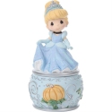 Precious Moments 252407 Cinderella Covered Trinket Box