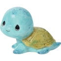 Precious Moments 259403 Sams Turtle Blue With Brown Figurine