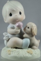 Precious Moments 272493 Boy with Puppy Figurine