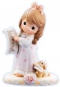 Precious Moments 272663B Brunette Girl Guest List Age 15 Figurine