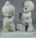 Precious Moments 306843 20 Years and the Visions Still The Same 2 Symbols Figurine