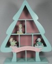 Precious Moments 421170 Tree Shaped Shadow Box with 3 Miniatures