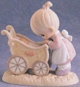 Precious Moments 524360 Something Precious From Above Baby Carriage Figurine