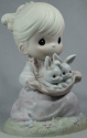 Precious Moments 529680 Rabbits LE Easter Seals Figurine
