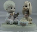 Precious Moments 531944 Baby Boy and Pup Figurine