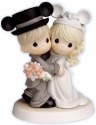 Precious Moments 620030 Disney Wedding Couple with Mickey Ears Figurine