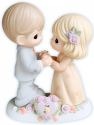 Precious Moments 730006 5th Anniversary Couple Figurine