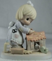 Precious Moments 730211 Girl making house Figurine