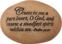 Precious Moments 8153000 Psalm 51 10 Prayer Stone