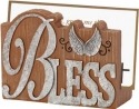 Precious Moments 8153006 Bless Prayer Card Holder with Prayer Cards