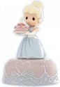 Precious Moments 821002 Disney Cinderella Holding Cake Musical