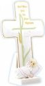 Precious Moments 834019 Baby Girl Baptism Cross with Stand Set of 2