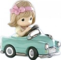 Precious Moments 920020 Girl In Pedal Car Figurine