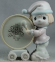Precious Moments B0001 Girl and Bass Drum 1986 Member Figurine